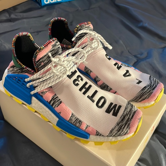 Adidas Pharrell Williams Solar Hu NMD Size 11.5 Used - Picture 1 of 12